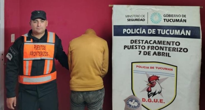 Aprehendieron a un hombre por amenazas de muerte en el puesto fronterizo 7 de Abril