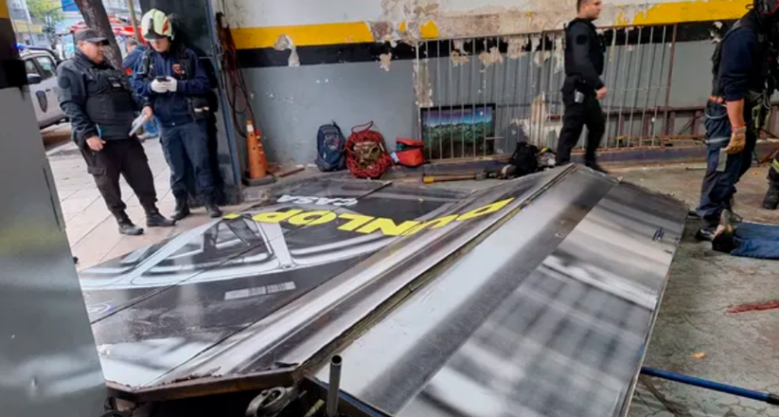 Un hombre muri&oacute; aplastado por el port&oacute;n de una gomer&iacute;a en Almagro