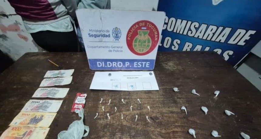 En Los Ralos sorprenden a dos mujeres con drogas en la v&iacute;a p&uacute;blica