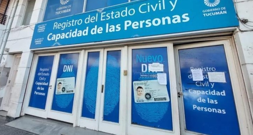 El Registro Civil realizar&aacute; un operativo especial de documentaci&oacute;n del 13 al 17 de julio