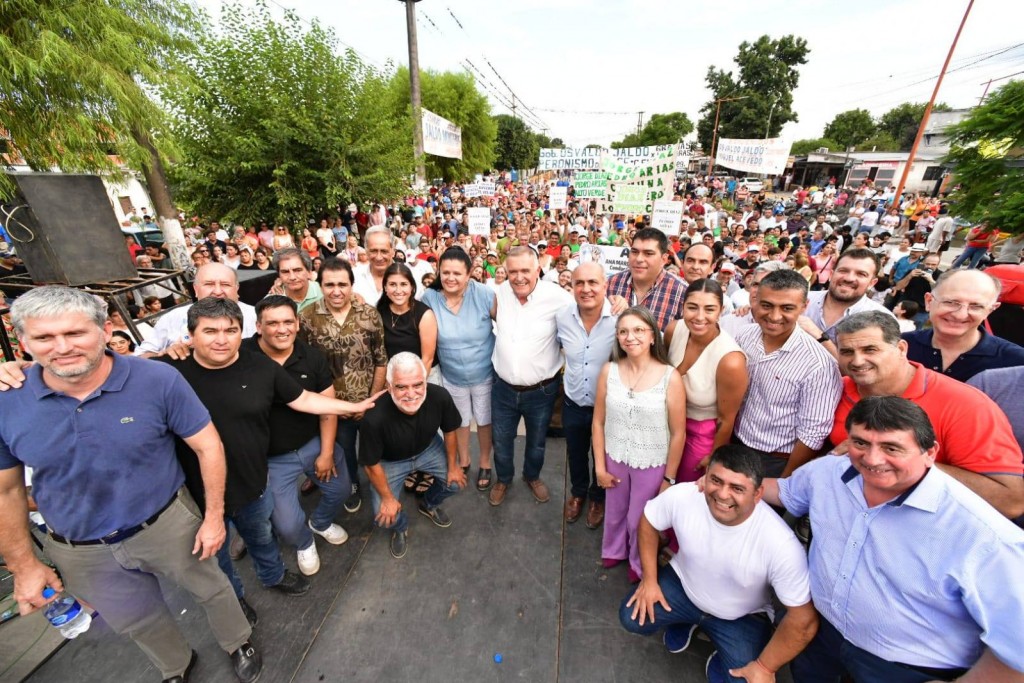 Jaldo recorrió las obras que se realizan sobre la ruta provincial 329