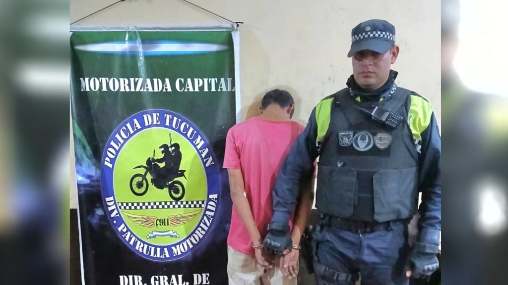 Amenazó a su madre con un cuchillo y quedó aprehendido