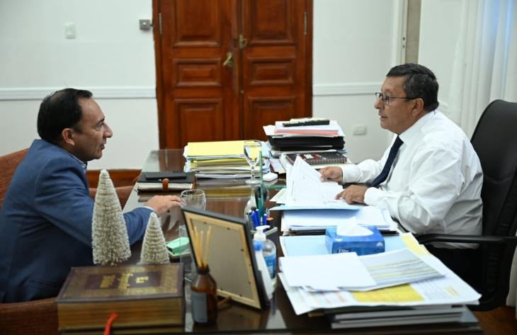 El ministro Monteros y el intendente Moreno evaluaron obras y actividades en Trancas