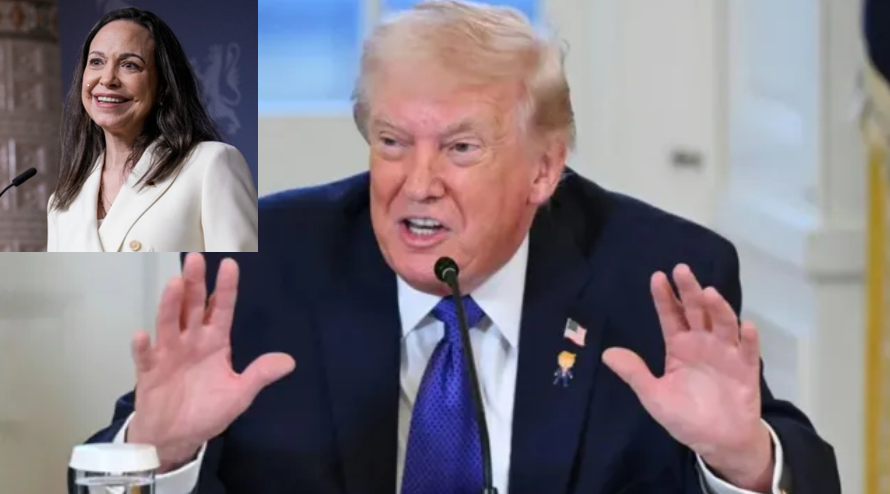 "La señorita que ganó el Nobel de la Paz": Trump habló sobre su encuentro con Machado