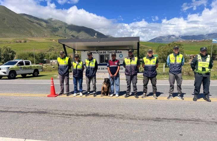 La Policía secuestró cerca de un kilo de marihuana en Tafí del Valle
