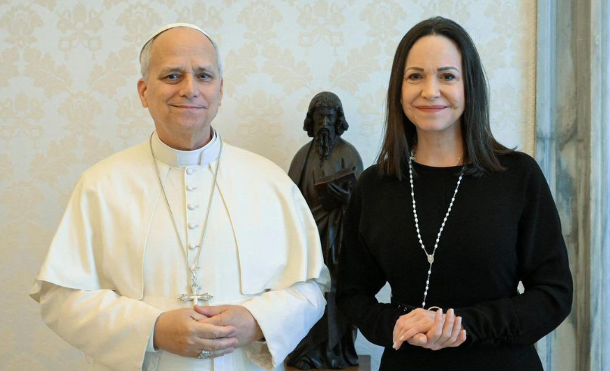 León XIV recibió a María Corina Machado