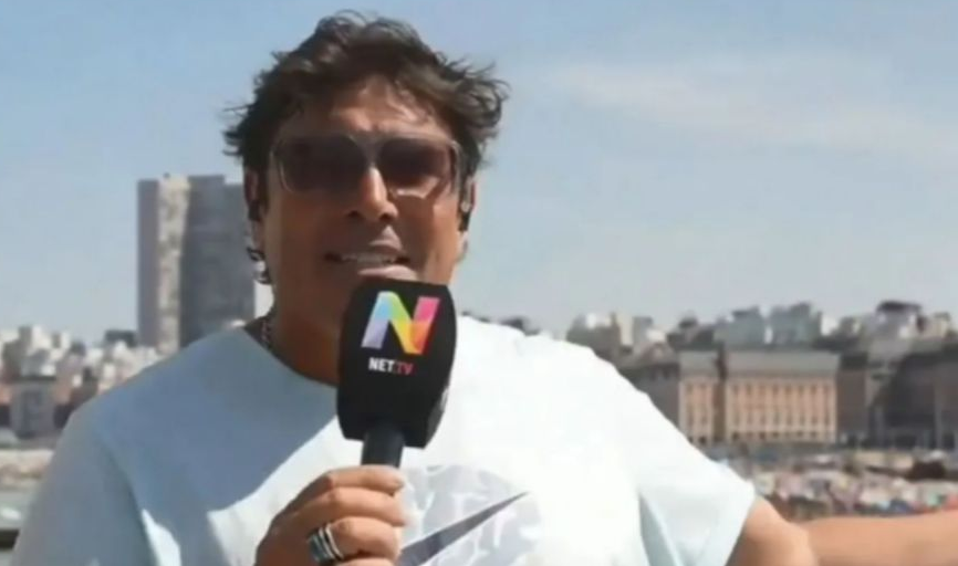 El meteotsunami fue grabado por las cámaras  del programa de Matías Alé 