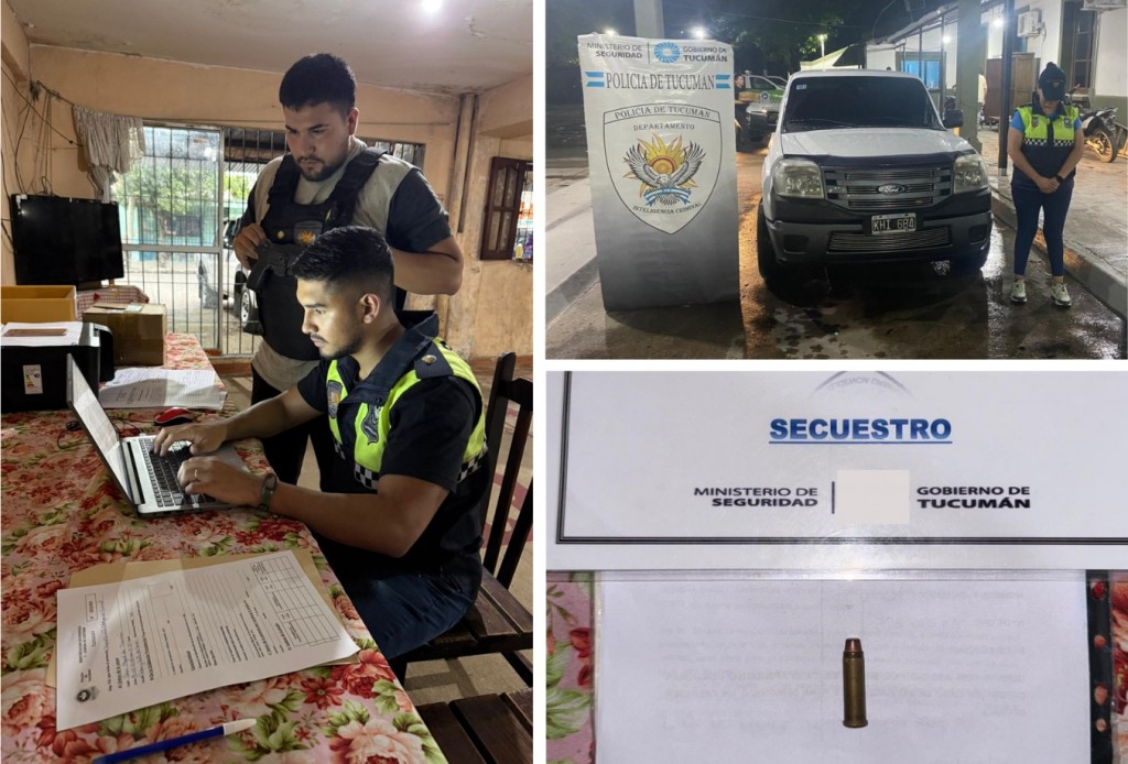 La Policía investigó un robo, realizó allanamientos y secuestró importante evidencia