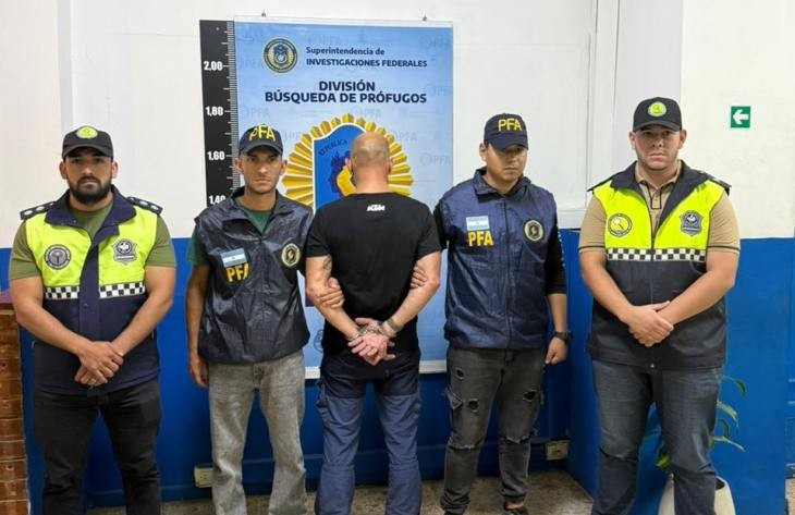 El sospechoso por el crimen ocurrido en Manantial Sur fue detenido en Buenos Aires