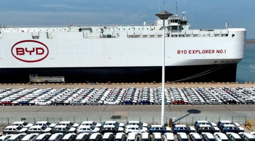 Llegaron más de 5000 autos eléctricos e híbridos chinos BYD