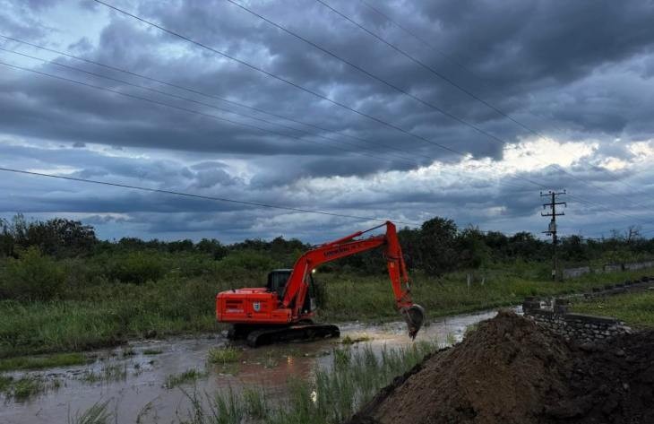 Obras Públicas avanza con tareas de drenaje en Aguilares tras el temporal