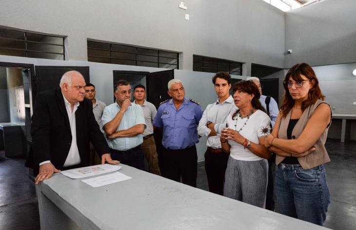 El Ministro Federico Masso recorrió el Penal de Benjamín Paz