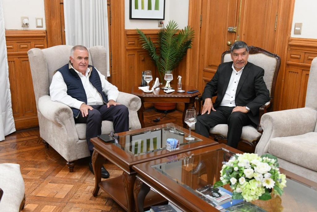 Jaldo y Acevedo analizaron la situación climática y la agenda económica provincial