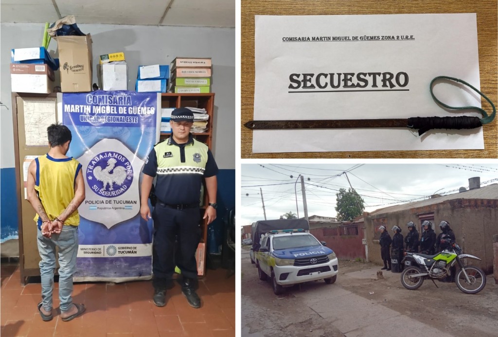 Allanamiento, secuestro y detención por un robo en Banda del Río Salí