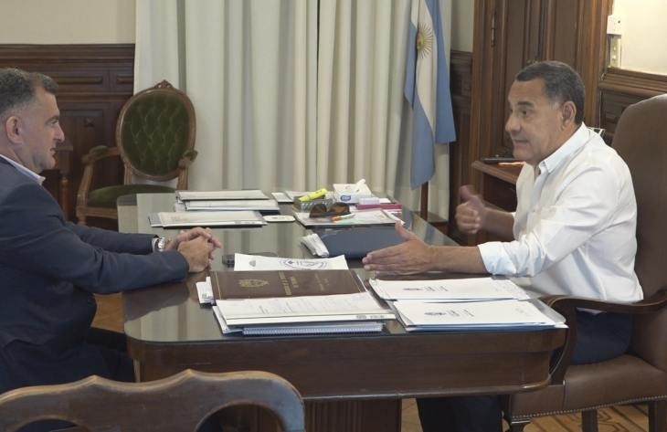 Amado y Albarracín analizaron la situación provincial y la gestión 2026