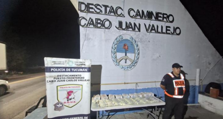 En un control vehicular secuestran una suma millonaria