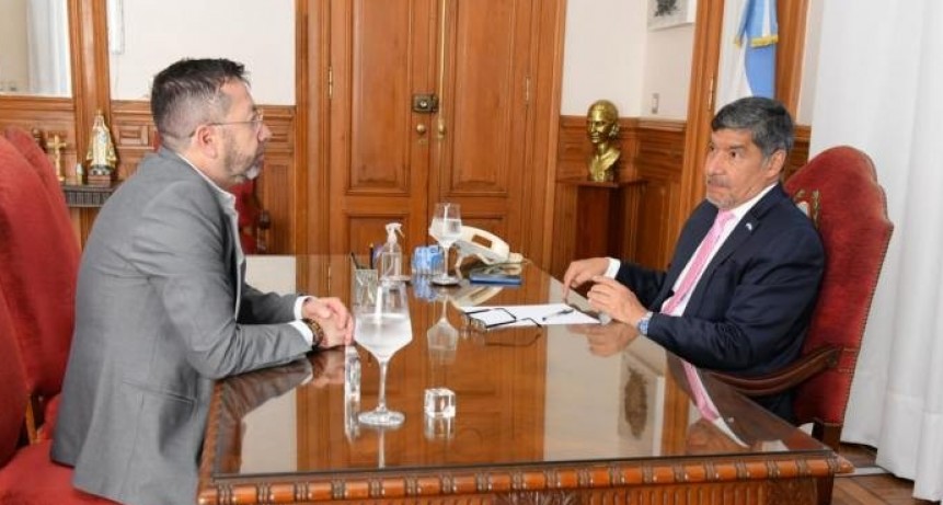 El vicegobernador Acevedo recibió al legislador Hugo Ledesma