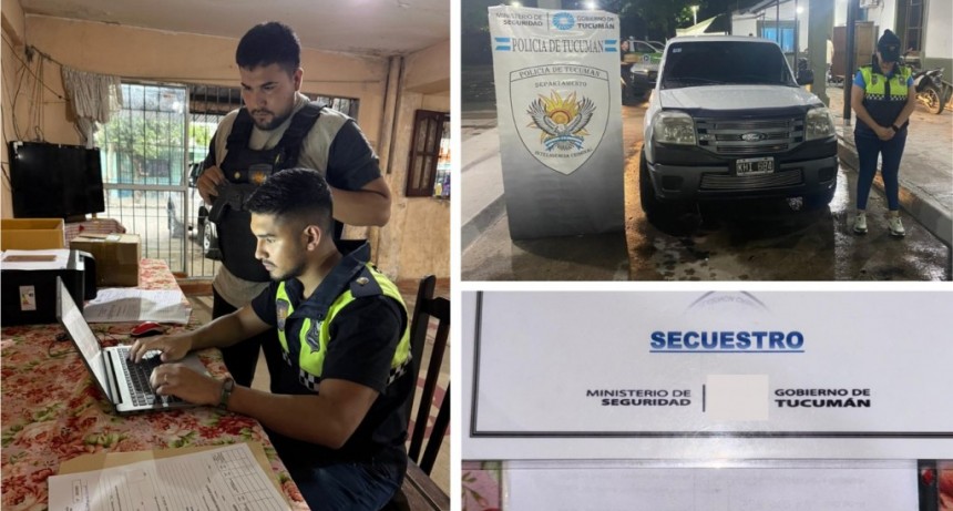 La Policía investigó un robo, realizó allanamientos y secuestró importante evidencia