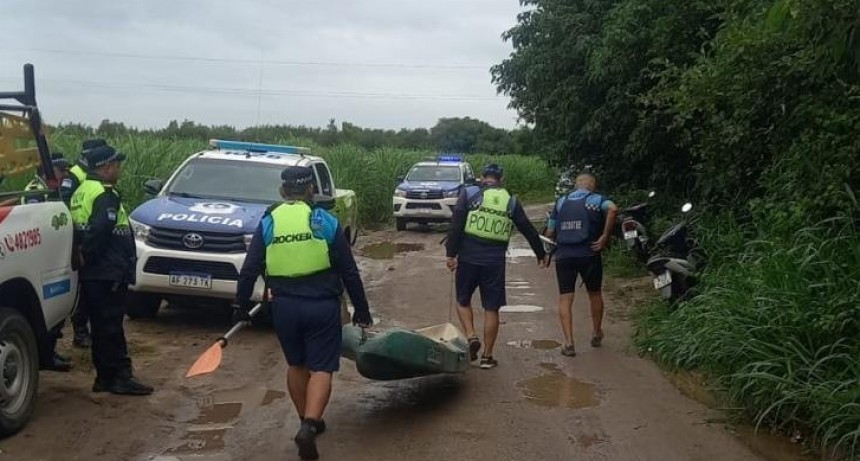 Amplio operativo policial para hallar a un menor desaparecido en el río Salí