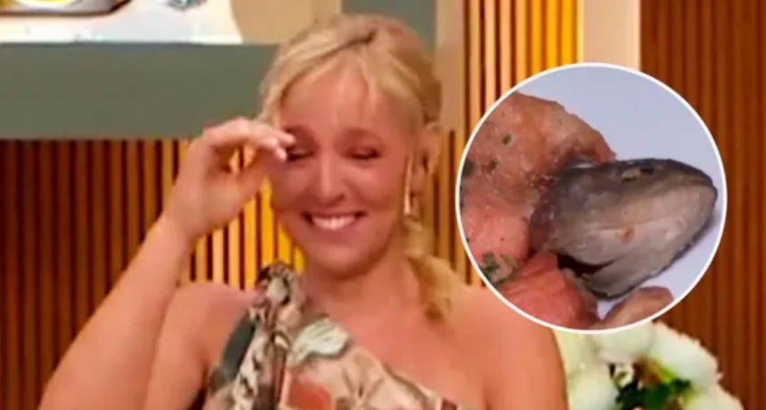 Jimena Monteverde protagonizó un blooper en su programa