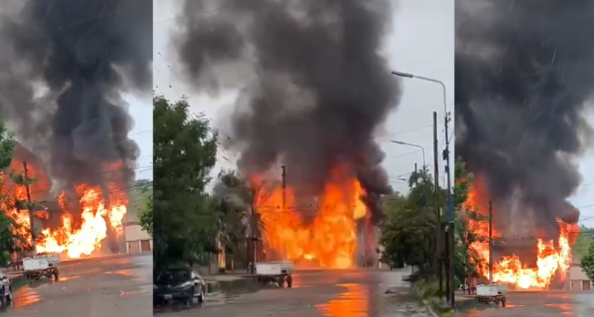 Explotó un depósito de garrafas en Famaillá