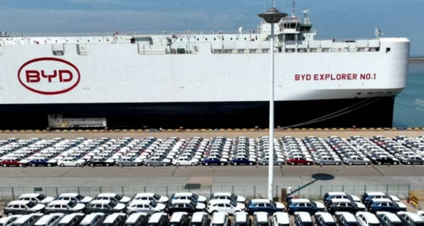 Llegaron más de 5000 autos eléctricos e híbridos chinos BYD