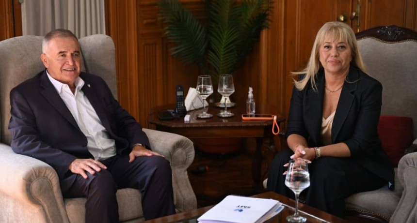 Jaldo y Chahla coordinaron obras hídricas y avanzaron en una agenda común para el transporte y la coparticipación