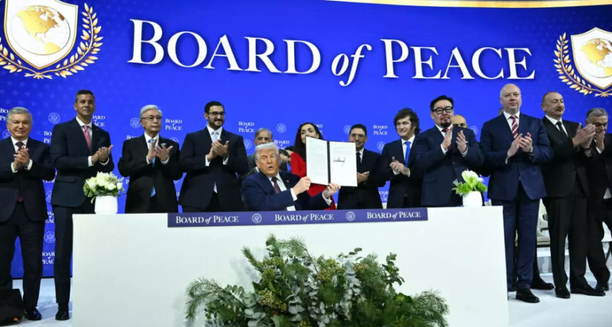 Argentina integra el Consejo de Paz que Donald Trump lanzó en Davos