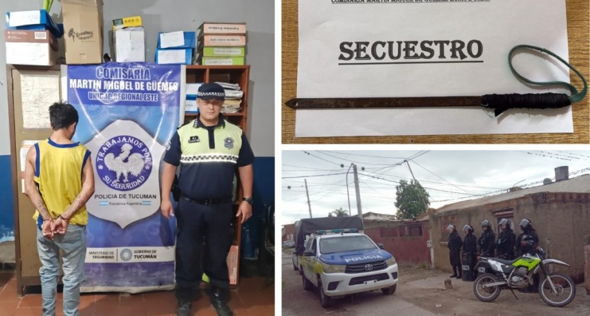 Allanamiento, secuestro y detención por un robo en Banda del Río Salí