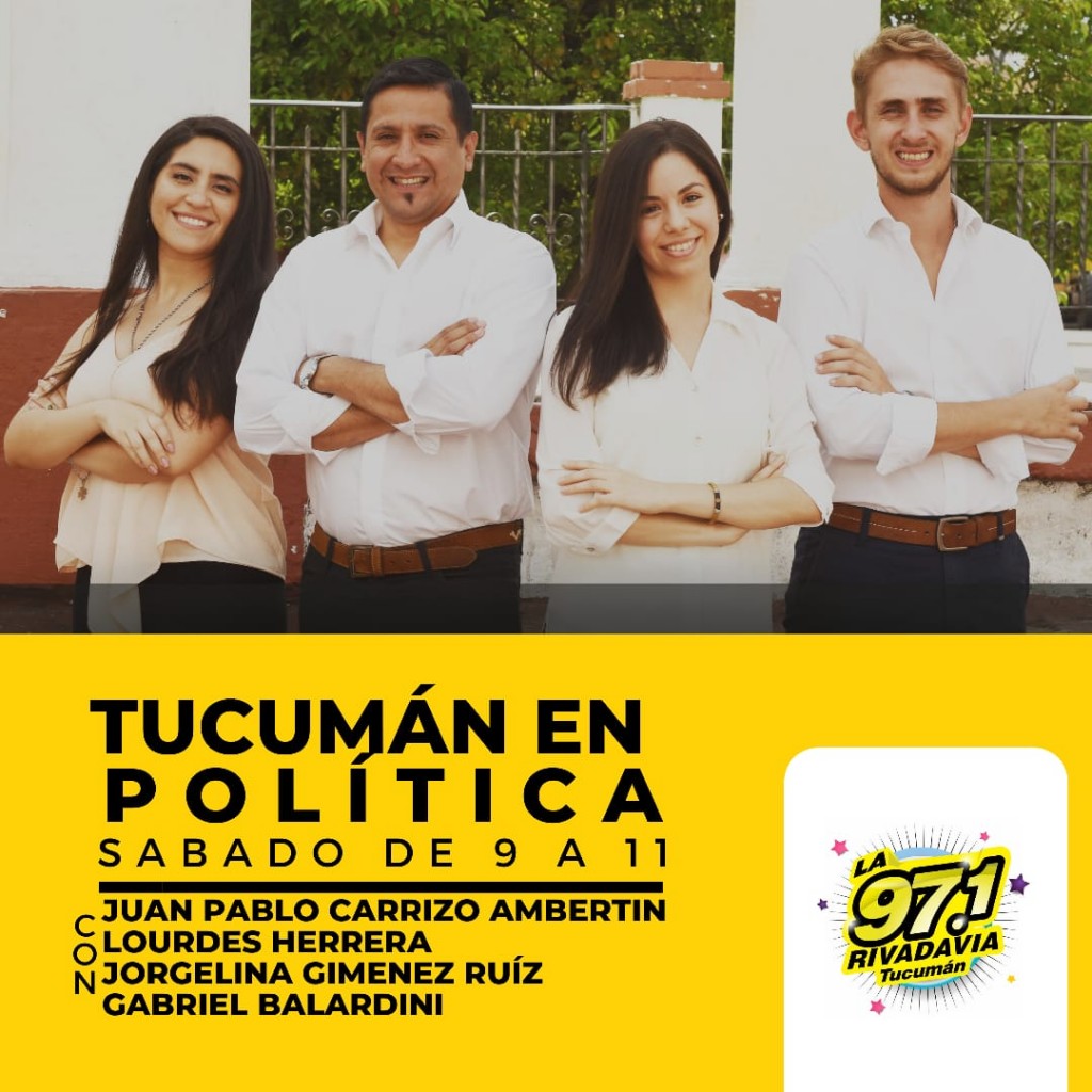 Llega el programa de radio &laquo;Tucum&aacute;n en pol&iacute;tica&raquo;