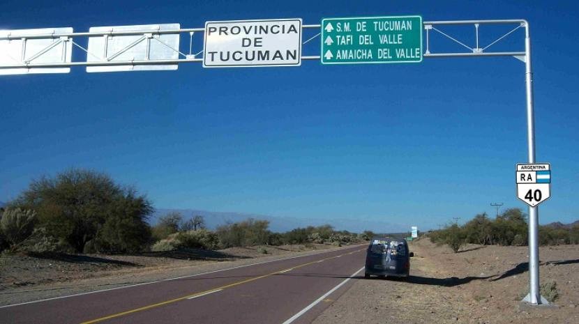 Ruta 40: El tr&aacute;nsito est&aacute; interrumpido en el bad&eacute;n "El Hombre Muerto"