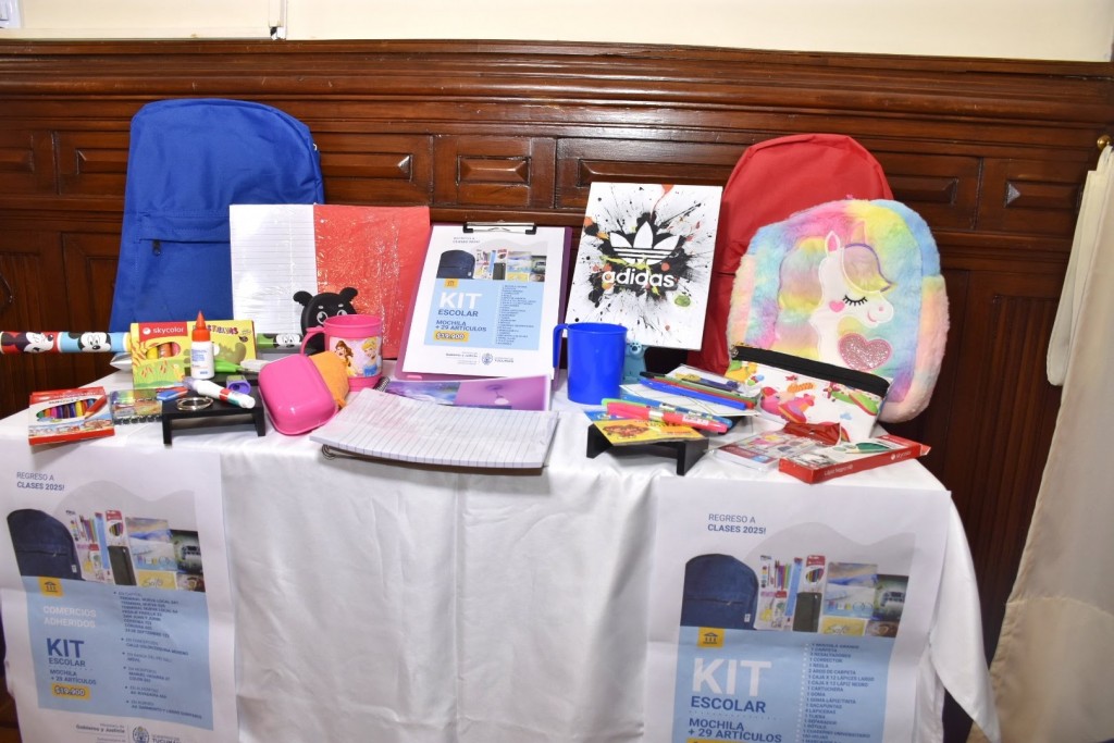 El kit escolar llega a toda la provincia con productos de calidad y marcas reconocidas