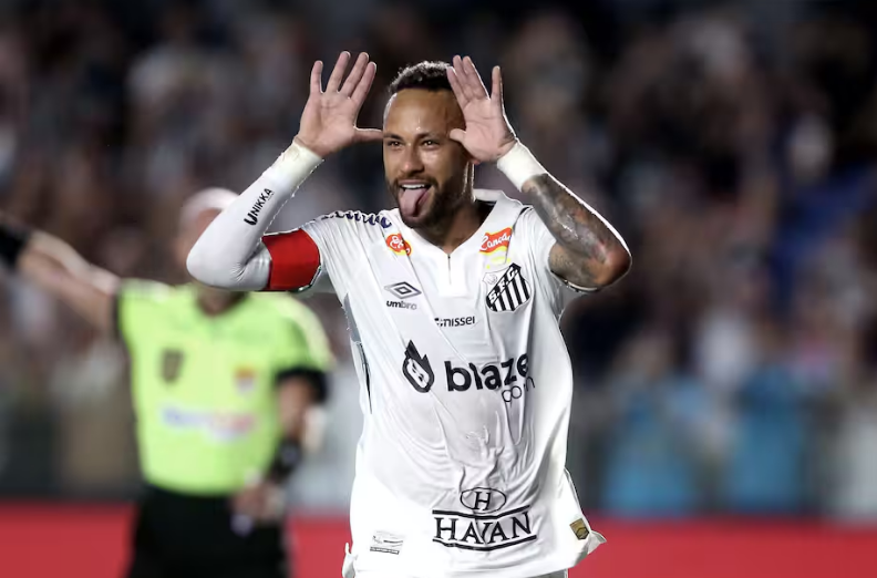 El inolvidable gol olímpico de Neymar en Santos