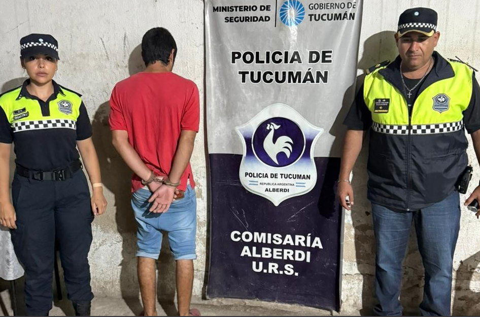 Un hombre fue detenido tras agredir a su esposa e hijos con látigos