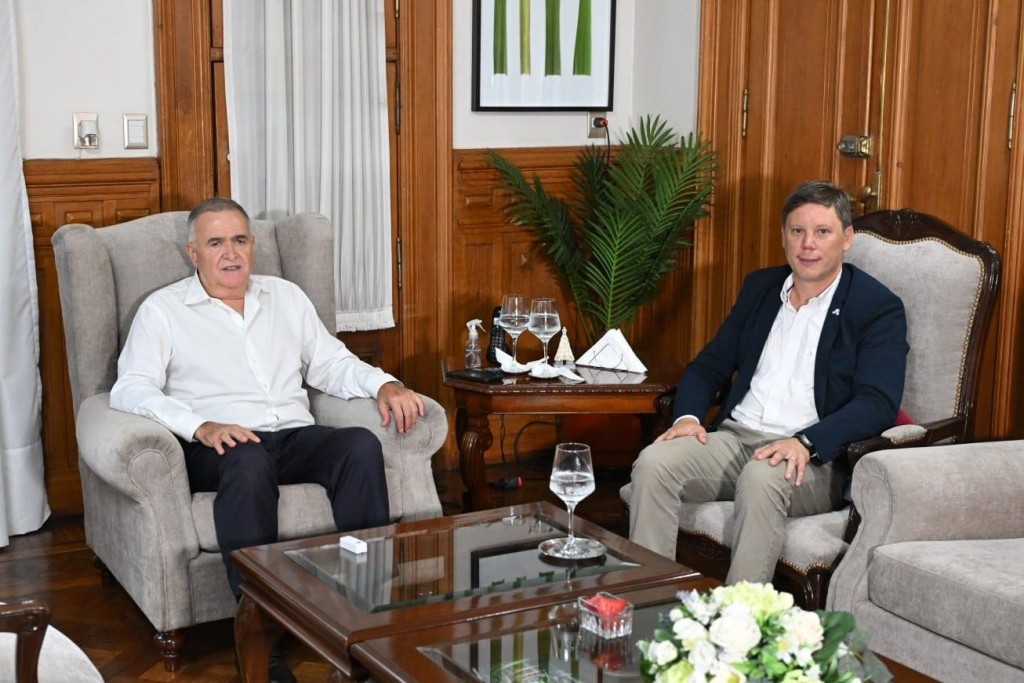 El gobernador Jaldo recibió al intendente de Yerba Buena