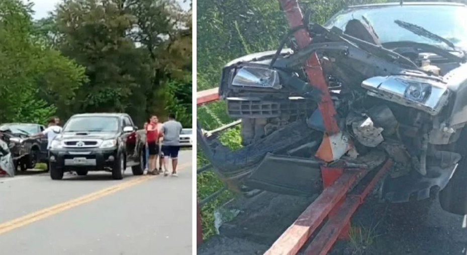 Una mujer perdió la vida en un violento choque en la Ruta 307