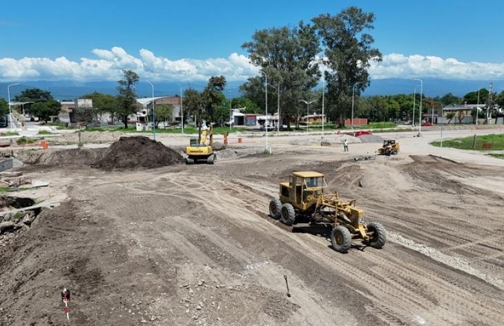 Seguridad vial: avanza a paso firme la obra del nuevo acceso a Alberdi