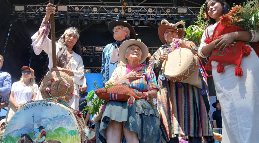 María Eva Pastrana fue reelecta como Pachamama