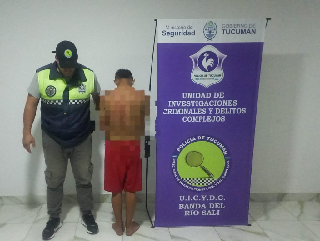 Con la detención del "Bebo" la policía logró esclarecer un robo