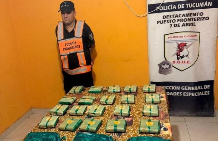 En un control fronterizo incautan seis kilos de hojas de coca