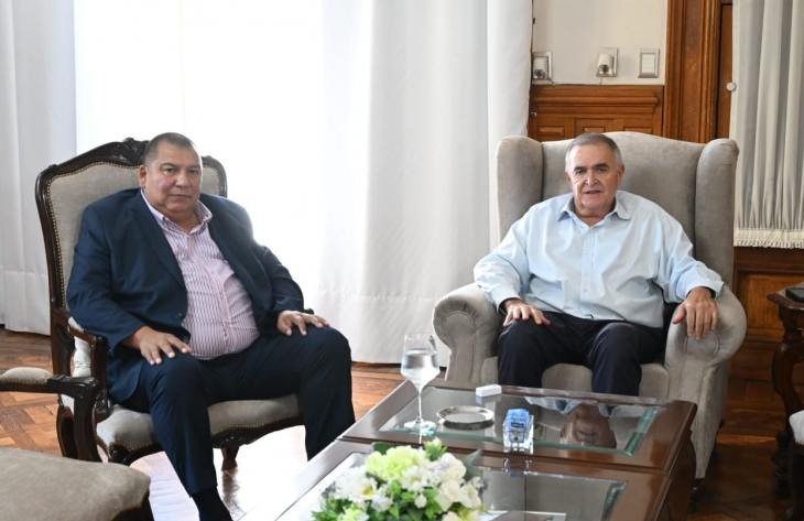 Jaldo y el legislador Argañaraz hablaron de obras para la zona este provincial