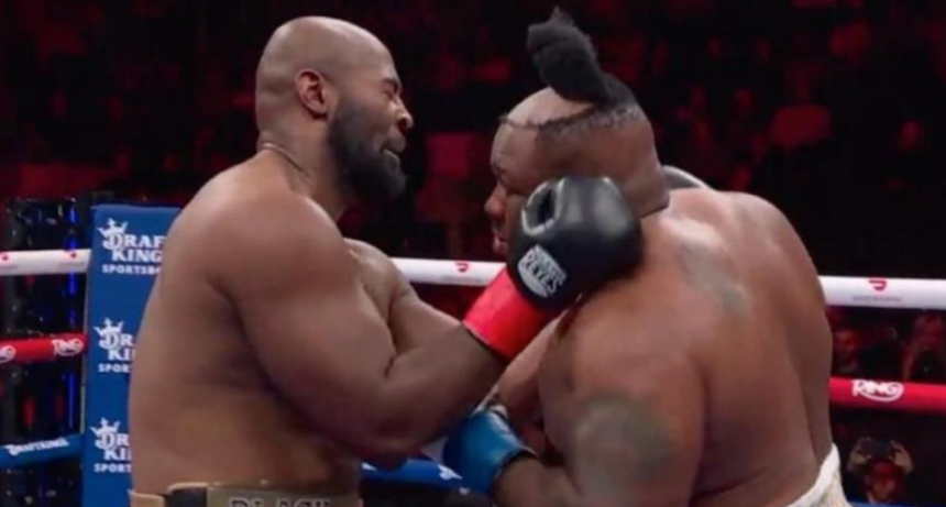 Jarrell Miller perdió la peluca en plena pelea en el Madison Square Garden