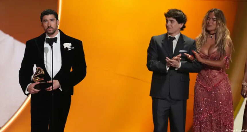 Bad Bunny y Billie Eilish criticaron al ICE en la entrega de los Premios Grammy