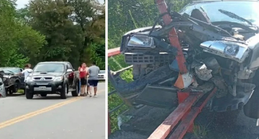Una mujer perdió la vida en un violento choque en la Ruta 307