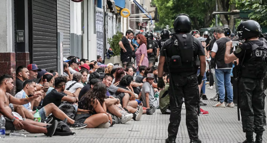 Congreso: entre balas de goma y gases hubo 31 detenidos y 70 demorados