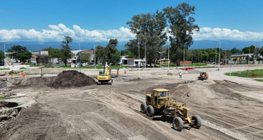 Seguridad vial: avanza a paso firme la obra del nuevo acceso a Alberdi