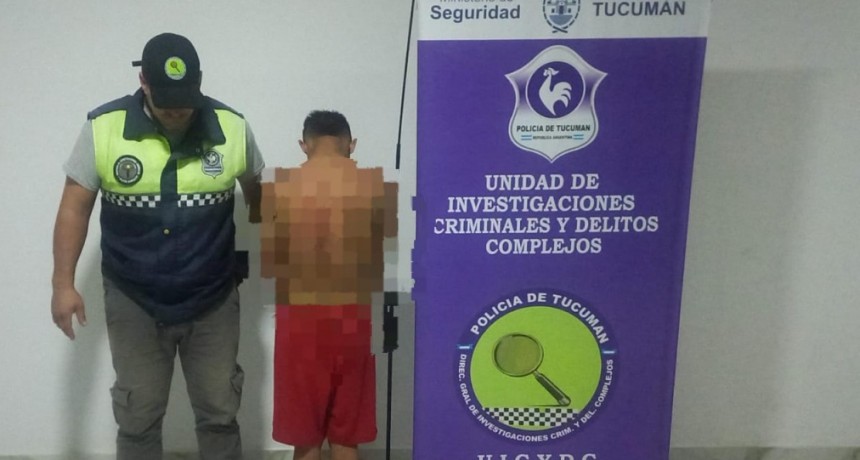 Con la detención del "Bebo" la policía logró esclarecer un robo