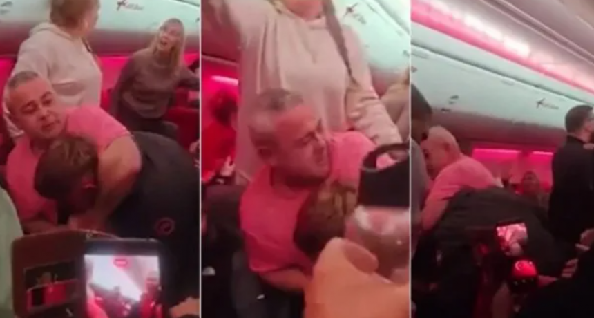 Pelea, alcohol, desvío y aterrizaje de emergencia de un avión en Bélgica
