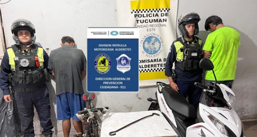 Robaron en una vivienda para cobrarse una deuda y quedaron aprehendidos