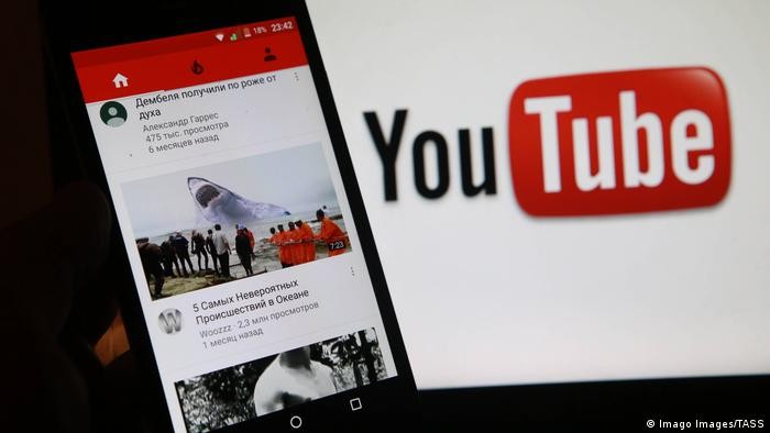 Youtube bloqueó a medios rusos